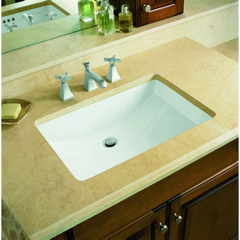 undermount sink bathroom kohler|kohler undermount sinks without holes.